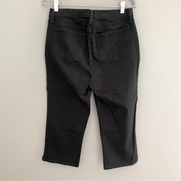 NYDJ Black Cropped jeans, size 10, EUC - Picture 4 of 6